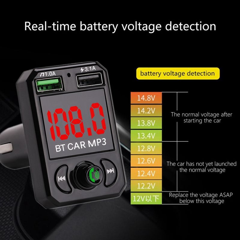 Wireless-Bluetooth-Handsfree-31A-Fast-Charge-Car-Kit-FM-Transmitter-MP3-Player-Dual-USB-Charger-1566228