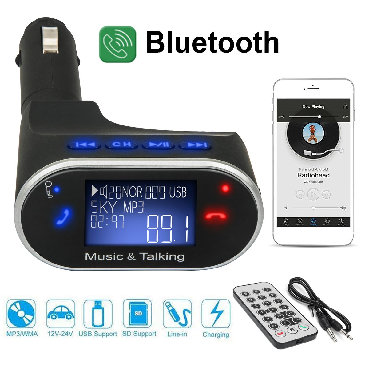 Wireless-bluetooth-Handsfree-Auto-Car-FM-Transmitter-MP3-Player-Remote-Control-1298683