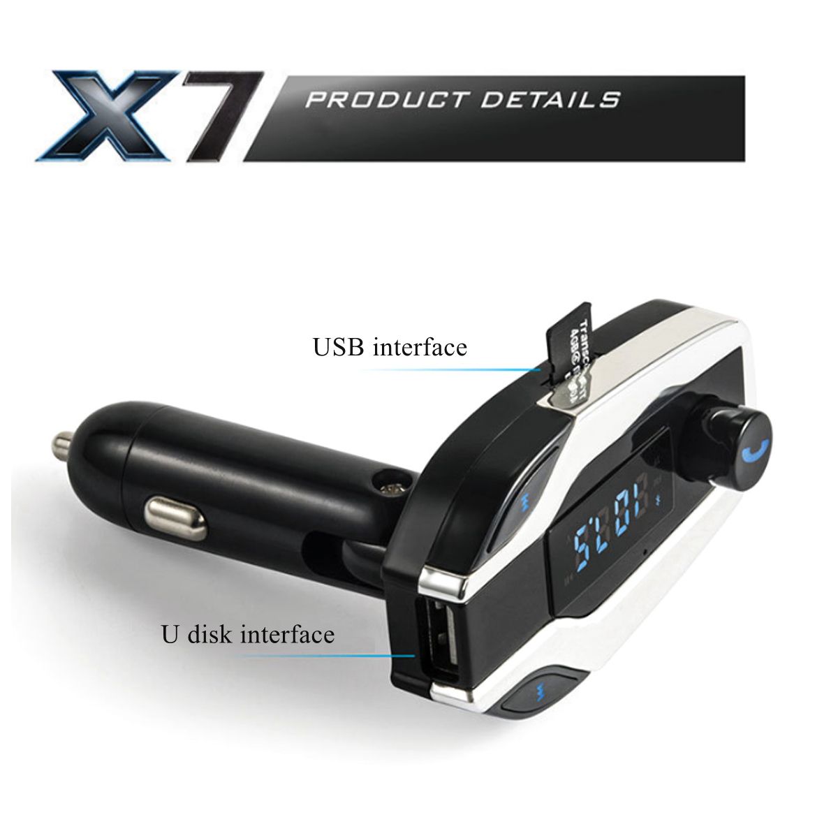 X7-Wireless-bluetooth-Car-Kit-MP3-Player-FM-Transmitter-SD-USB-Charger-for-Phone-1166206