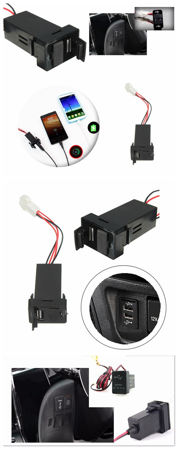 ZR-CHA-DC2-Car-USB-Charger-For-Toyota-Camry-Highlander-Reiz-Corolla-RAV4-Crown-Vehicle-Mounted-1022580