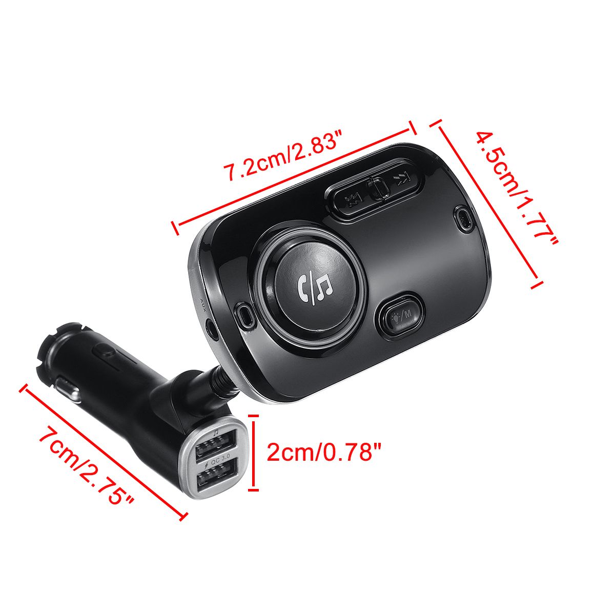 bluetooth-50-FM-Transmitter-Handsfree-Car-Kit-MP3-Player-QC-30-USB-Charger-1580099
