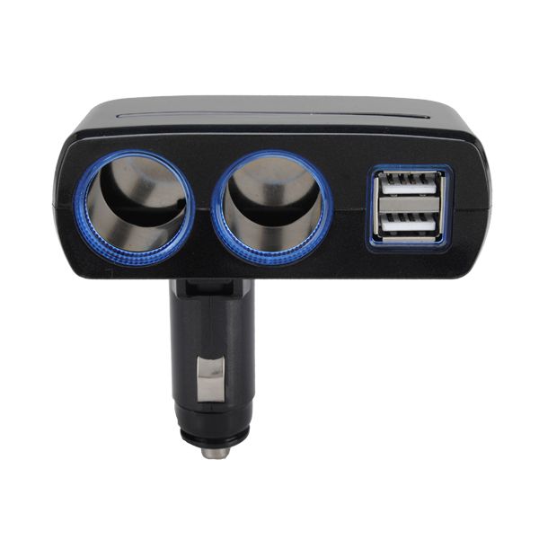 2-Way-Car-Cigarette-Lighter-Socket-with-Dual-USB-Interface-Charger-Foldable-1010234