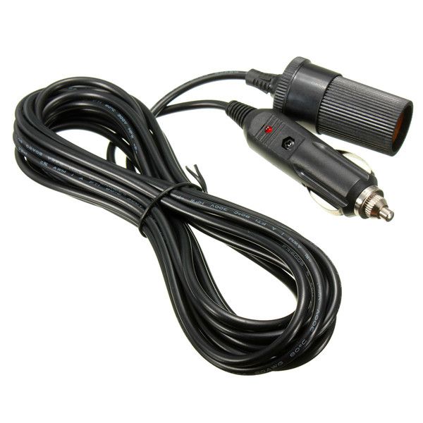 5m-12V-Car-Automobile-Cigarette-Lighter-Cable-Power-Plug-Socket-Indicator-Light-990590