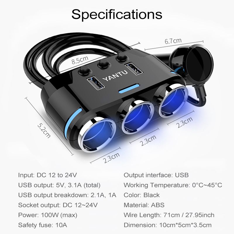 Dual-USB-Port-3-Way-Auto-Charger-Car-Ci-garette-Lighter-Full-Function-Socket-Splitter-Adapter-1254783