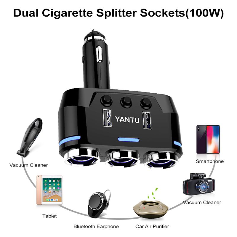 Dual-USB-Port-3-Way-Auto-Charger-Car-Ci-garette-Lighter-Full-Function-Socket-Splitter-Adapter-1254783