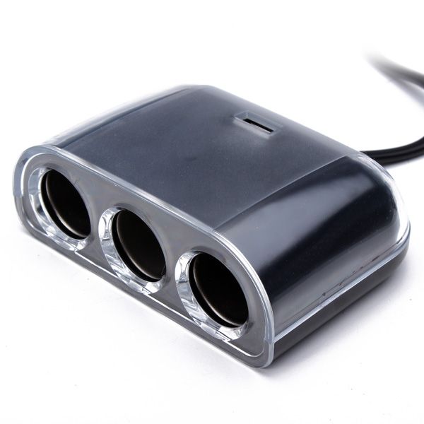 WF-076-120W-3-Way-Car-Cigarette-Lighter-Socket--1-USB-Interface-961391