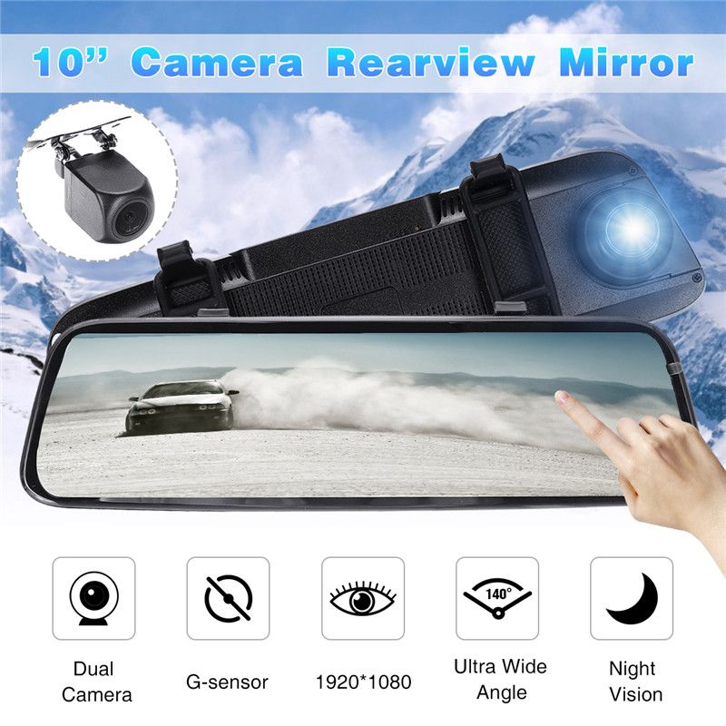 10-Inch-Touch-1080P-Loop-Recording-Dual-Car-DVR-Camera-Rear-Mirror-Recorder-1515449