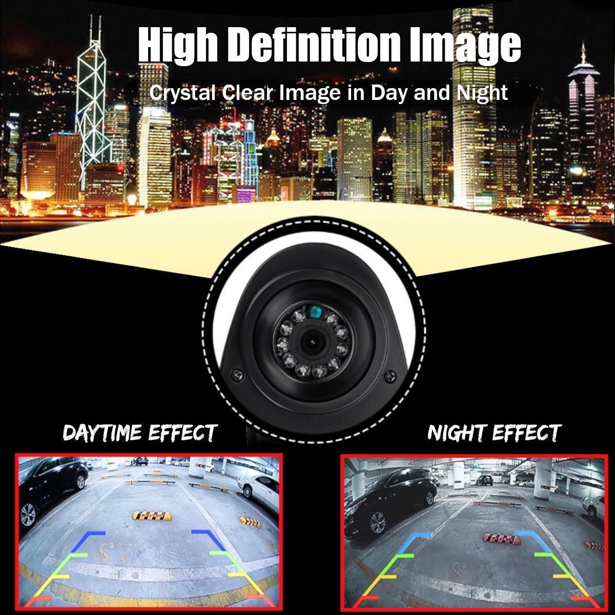 10-LED-Night-Vision-IP68-Waterproof-Roof-Mount-Over-Hang-Reverse-Car-Rear-View-Camera-For-Mercedes-S-1586594
