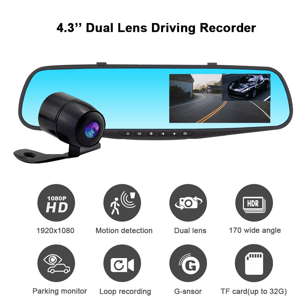 1080P-43-Inch-Dual-Lens-Night-Vision-Rear-View-Mirror-and-Reversing-Image-Recorder-Car-DVR-1507186