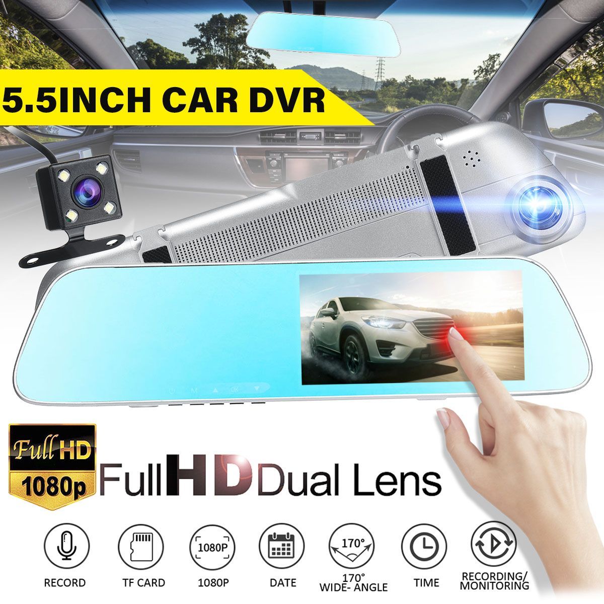 1080P-HD-55Inch-Touch-Screen-Dual-Lens-Dash-Cam-Camera-Recorder-Rearview-Mirror-1718300