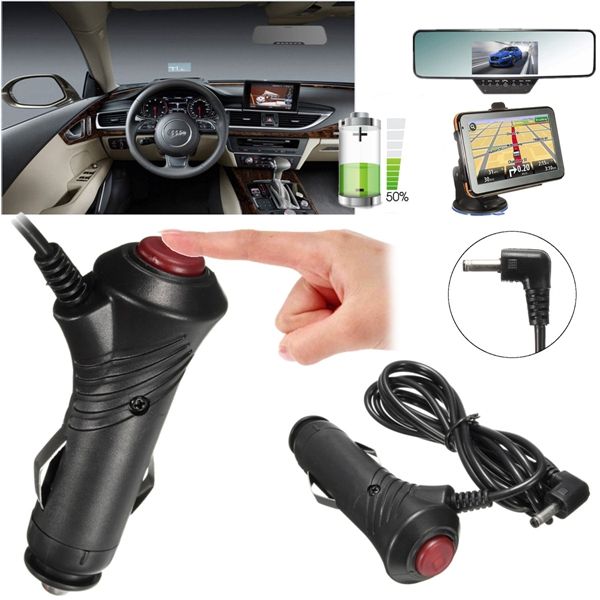 35mm-Car-C-igarette-Lighter-Power-Plug-Cord-GPS-DVR-Adapter-Cable-w-Switch-DC-12V-1059553