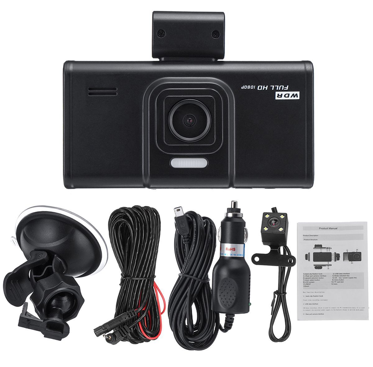 4-HD-1080P-Dual-Lens-Car-DVR-Front-and-Rear-Camera-Video-Dash-Cam-Recorder-170-Degree-1609907