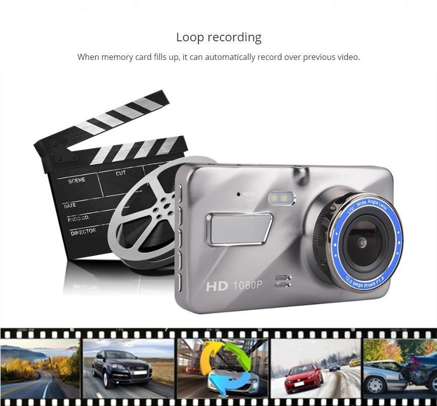 4-Inch-1080P-Car-DVR-Dash-Cam-Video-Recorder-Front--Rear-Camera-Dual-Lens-LCD-1441659