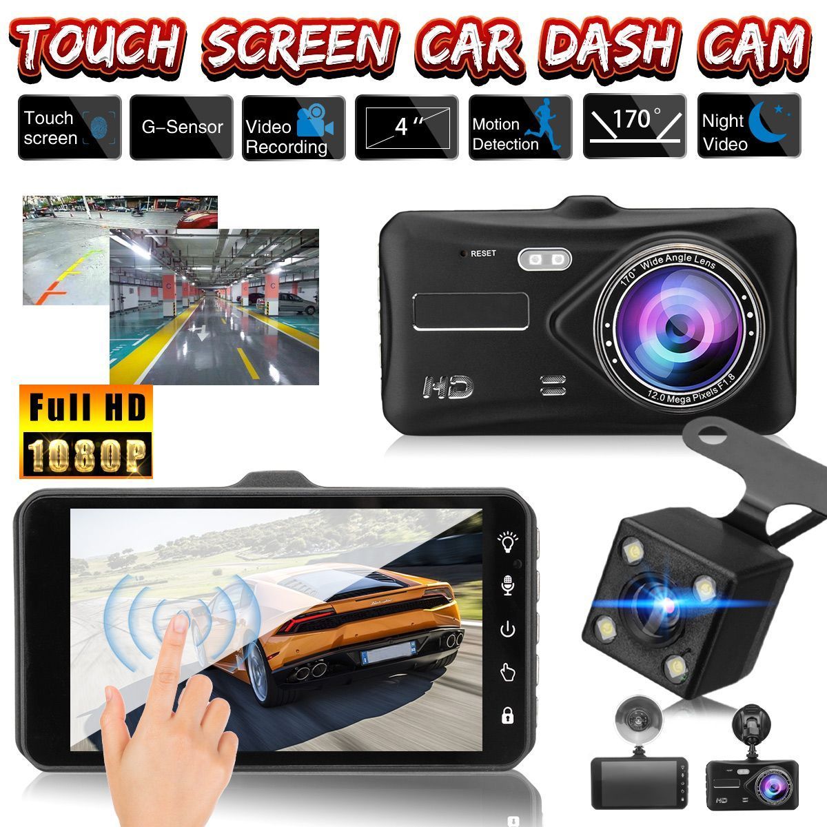 4-Inch-1080P-HD-Car-Dual-Lens-Front--Rear-Car-Dash-Cam-DVR-Camera-Recorder-Touch-Screen-1453813