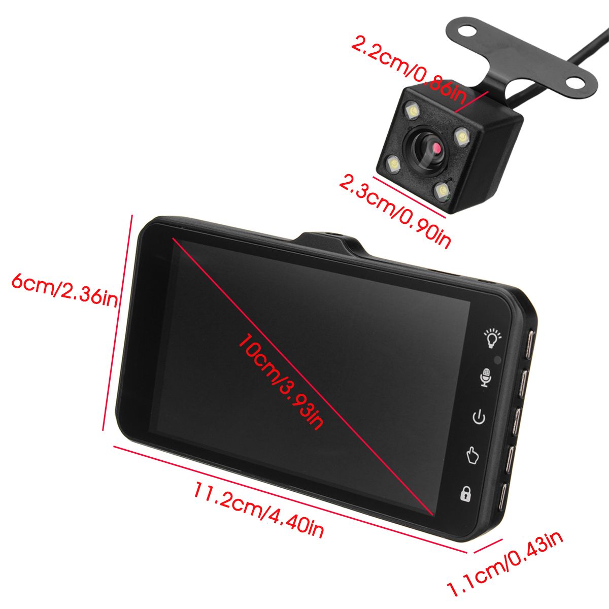 4-Inch-1080P-HD-Car-Dual-Lens-Front--Rear-Car-Dash-Cam-DVR-Camera-Recorder-Touch-Screen-1453813