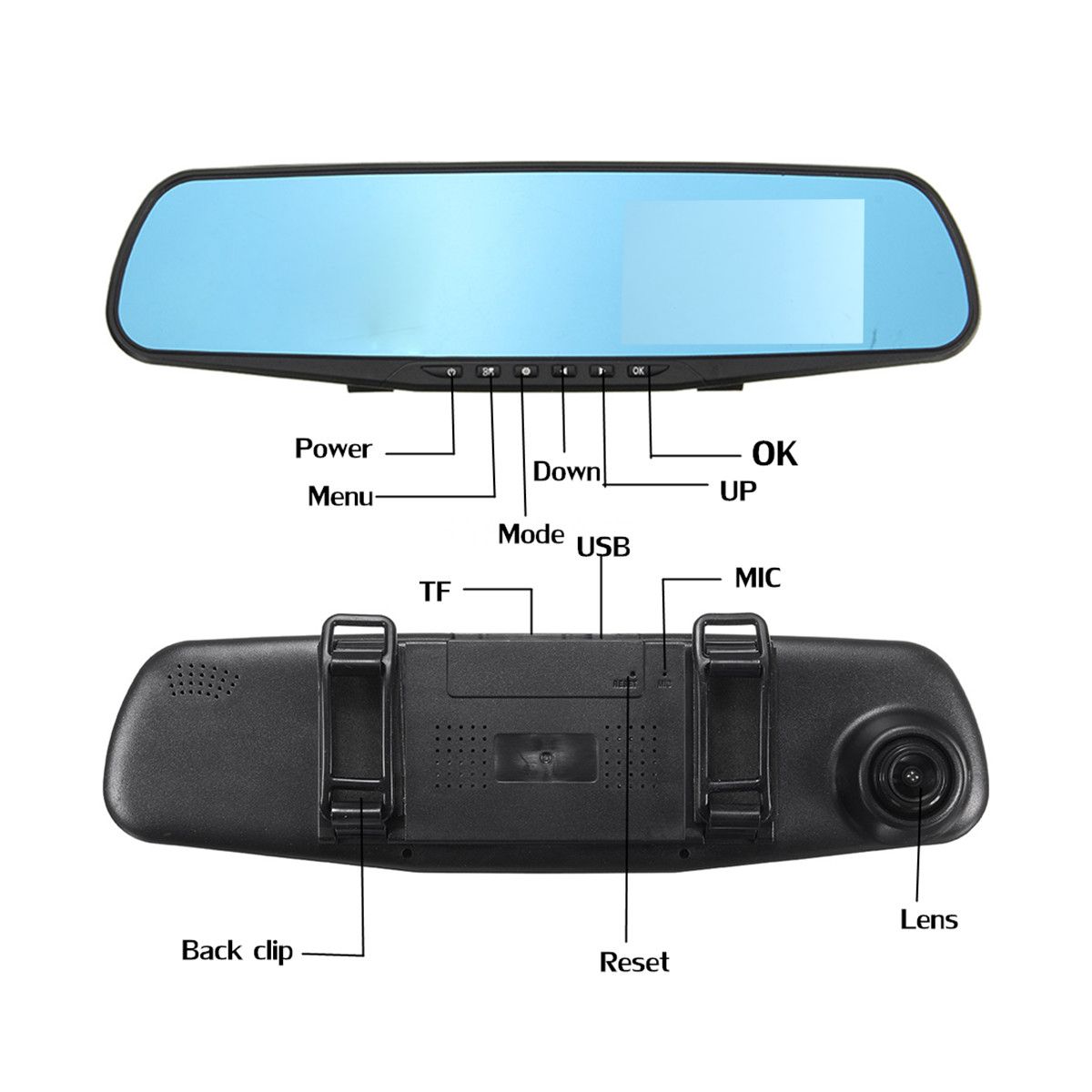 4-Inch-1080P-HD-Dual-Lens-Car-DVR-Video-Recorder-Rear-View-Mirror-Reverse-Camera-Kit-1131165