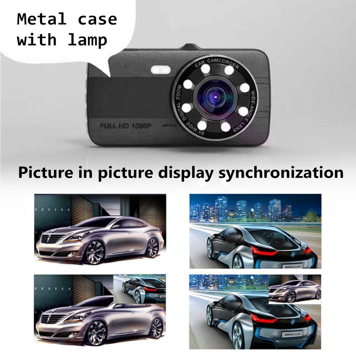 4-Inch-1080P-Loop-Recording-Night-Vision-170-Degree-Wide-Angle-Car-DVR-with-Rear-View-Camera-1416802