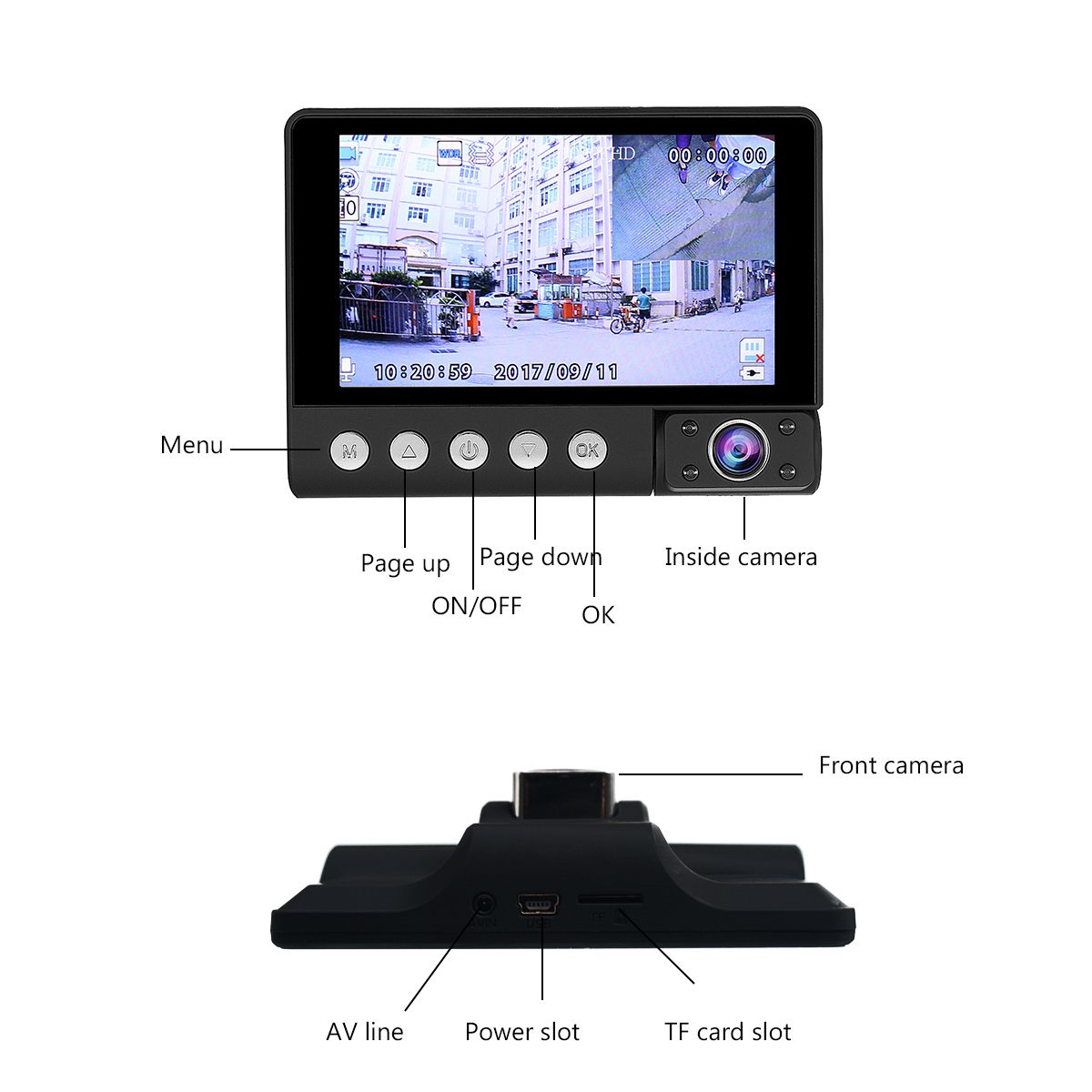 4-Inch-FHD-1080P-Car-DVR-3-Camera-Lens-Dash-Cam-Video-Recorder-Rearview-Monitor-1338004