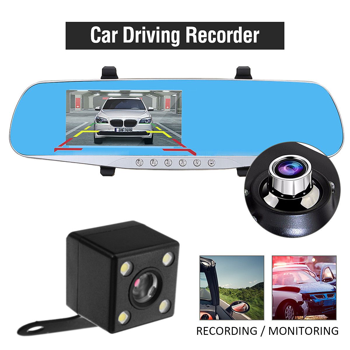 43-Inch-1080P-HD-Car-DVR-Dash-Cam-Dual-Lens-Rear-Mirror-Recorder-Backup-Cam-1316295