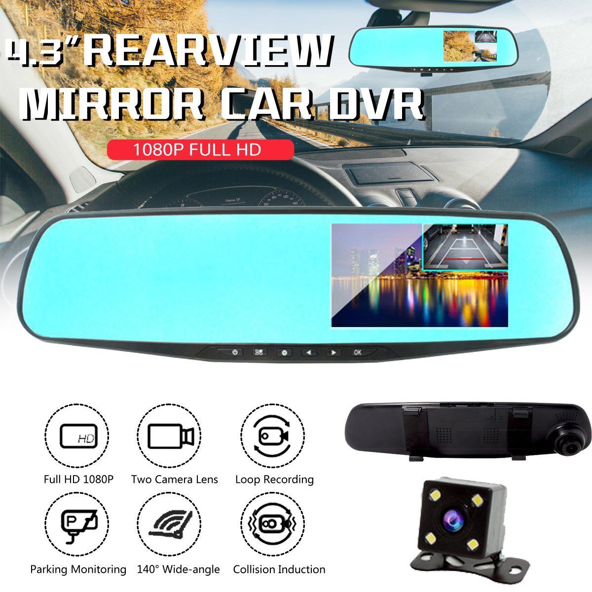 43-Inch-Double-Lens-Car-DVR-Rearview-Mirror-Driving-Recorder-Night-Vision-Parking-Monitoring-1565927