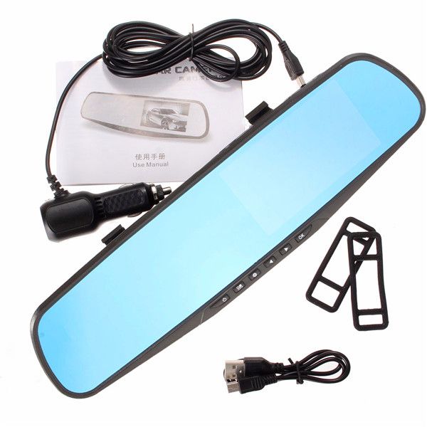 43-Inch-HD-1080P-Cam-Video-Recorder-Rear-View-Back-Reversing-Car-Mirror-Camera-DVR-1064484