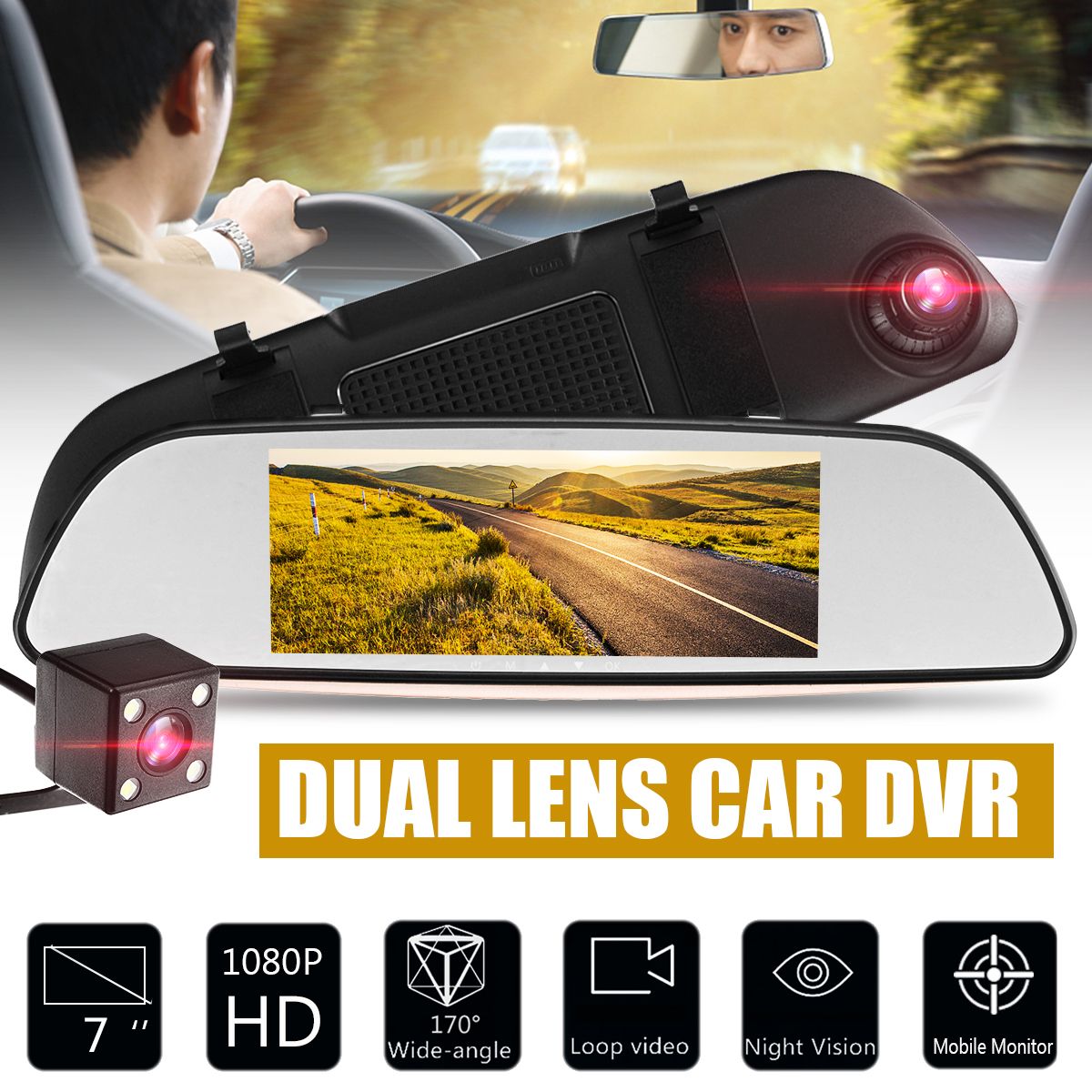 7-Inch-1080P-HD-Dual-Lens-Car-DVR-Dash-Mirror-Monitor-Recorder-Rear-View-Camera-1351089