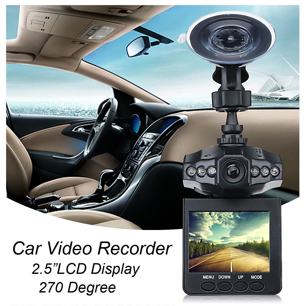 720P-25-LCD-Dash-Cam-Car-DVR-Video-Camera-Recorder-Night-Vision-G-Sensor-Crash-1276397
