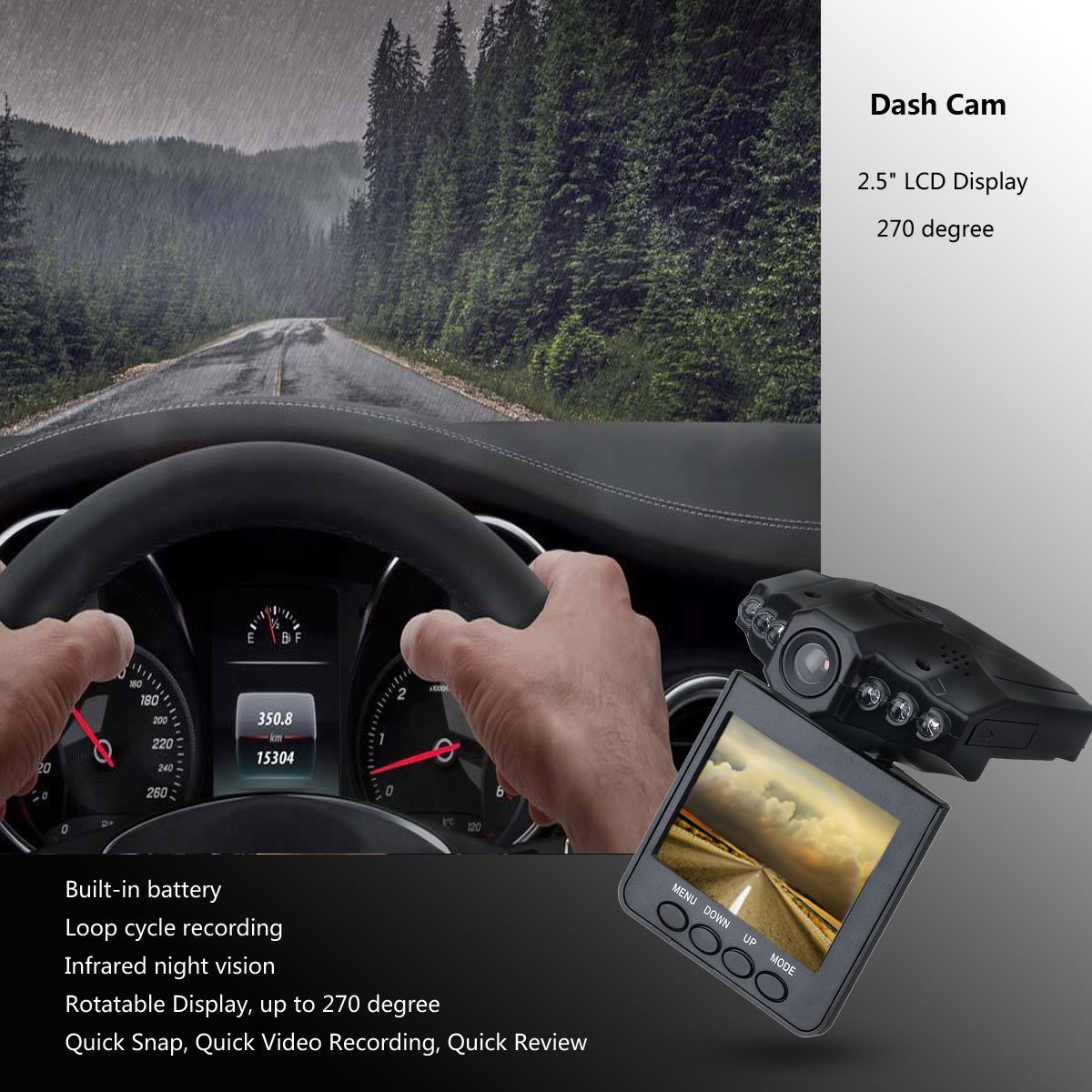 720P-25-LCD-Dash-Cam-Car-DVR-Video-Camera-Recorder-Night-Vision-G-Sensor-Crash-1276397