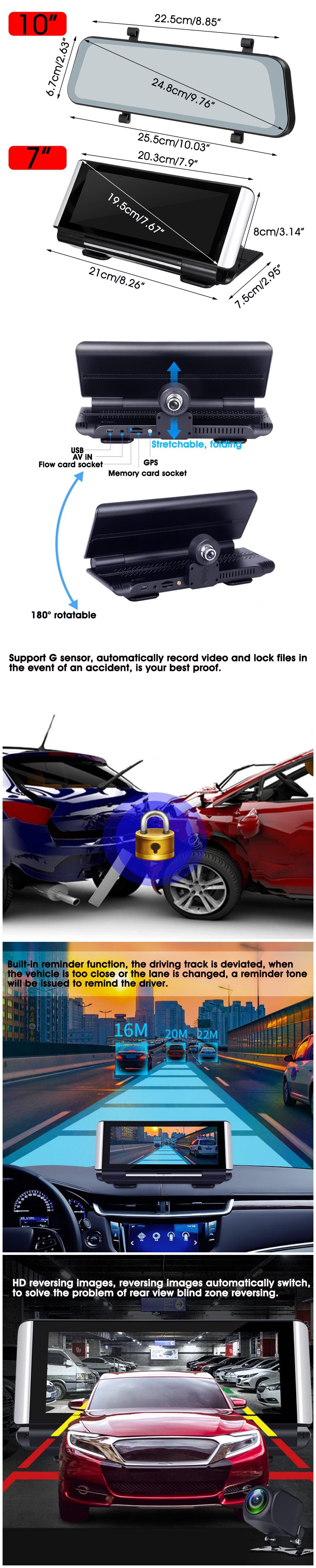 7quot--10quot-Car-DVR-LCD-Rear-Reversing-Parking-Detector-Radar-Sensor-System-Alarm-1653068