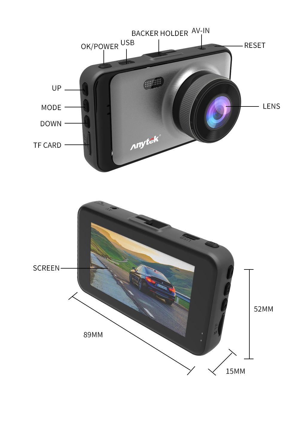 Anytek-X31-1080P-3-inch-WDR-ADAS-Loop-Rceording-Car-DVR-Dash-Cam-Camera-1560229