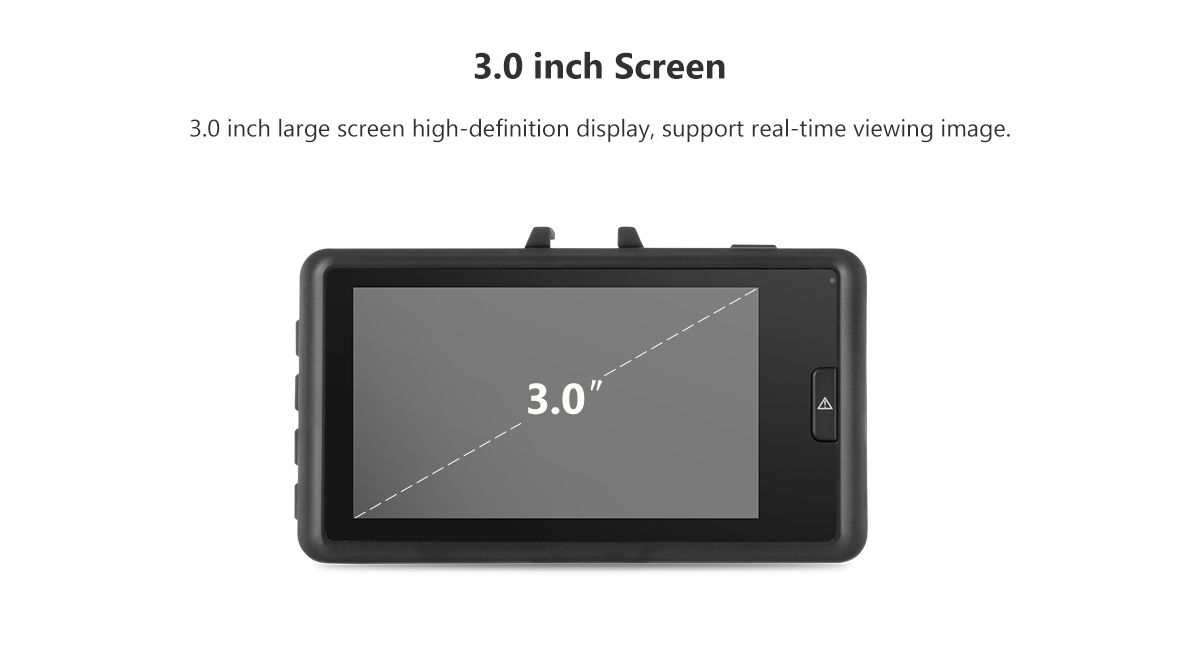 Azdome-G86L-1080P-Full-HD-Novatek-96623-140-Degree-Lens-30-Inch-TFT-LCD-Screen-Car-DVR-1174714