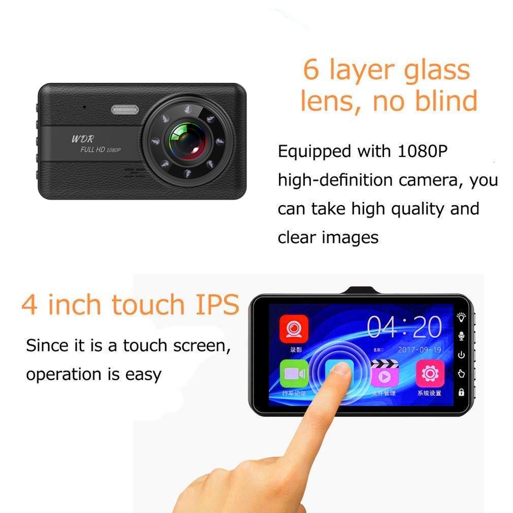 BT525-1080P-4-Inch-Touch-12MP-30fps-Loop-Recording-Night-Vision-WDR-Parking-Monitor-Car-DVR-1443497