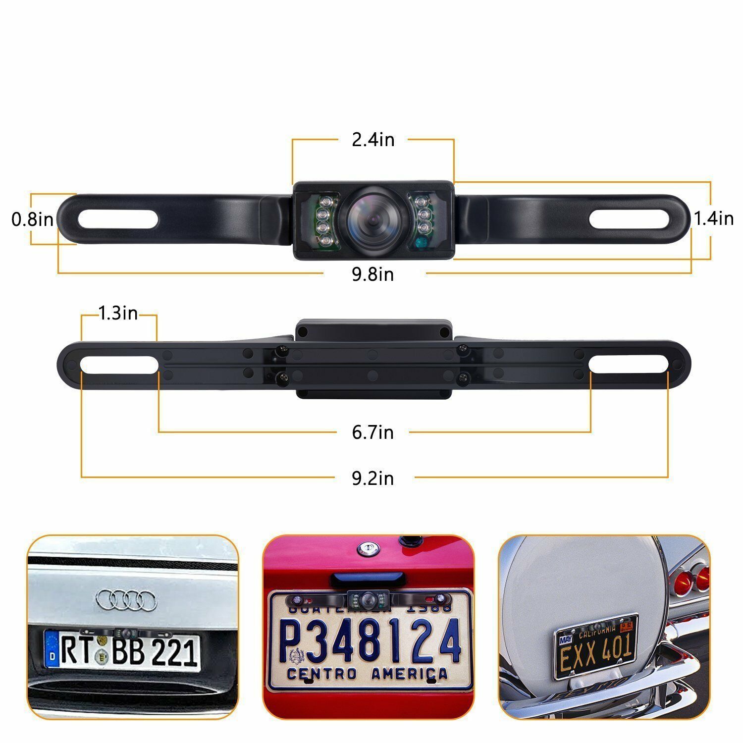 Car-Rear-View-5-Inch-LCD-Monitor-Mirror-Wireless-Backup-Camera-Parking-Reverse-Kit-1543515