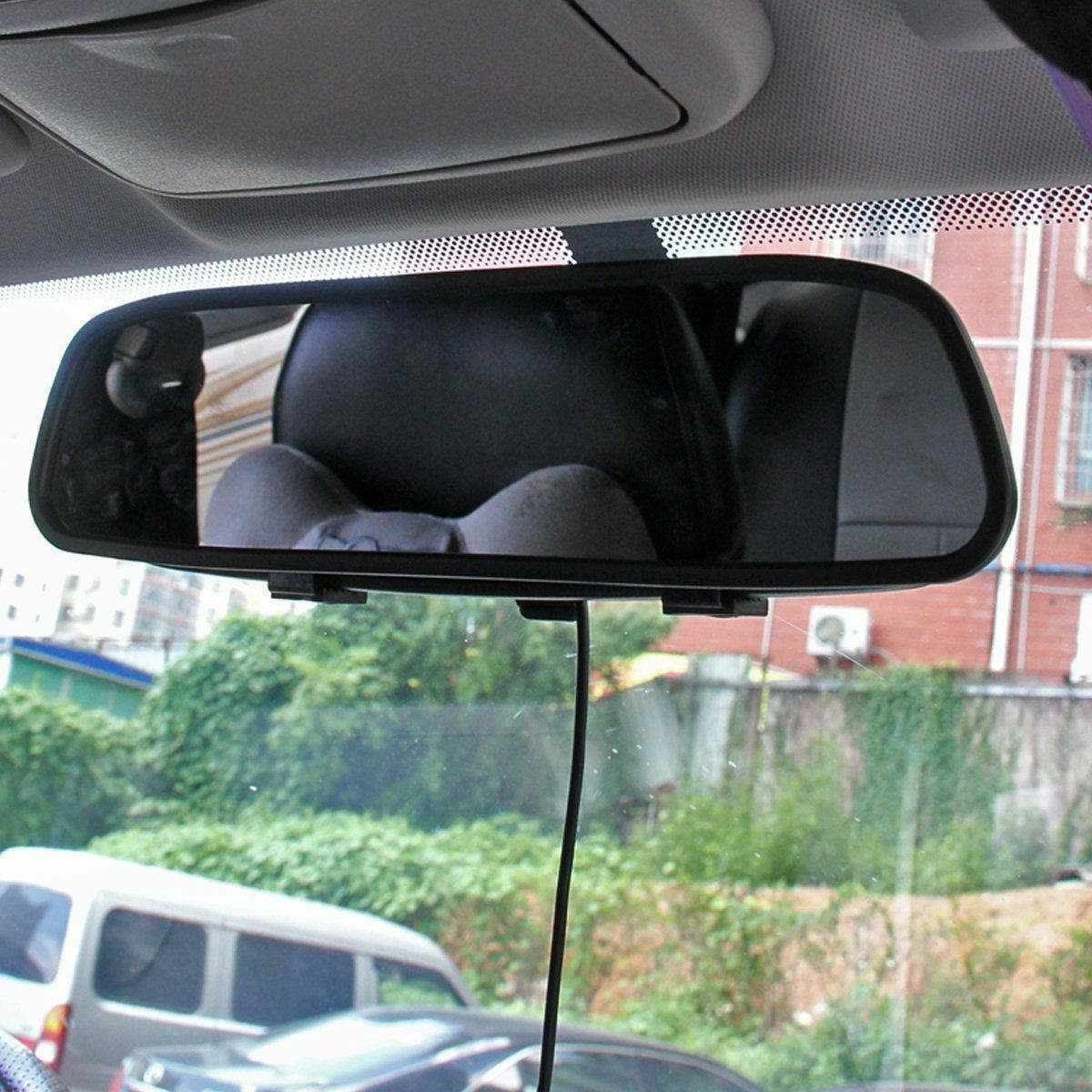 Car-Rear-View-5-Inch-LCD-Monitor-Mirror-Wireless-Backup-Camera-Parking-Reverse-Kit-1543515