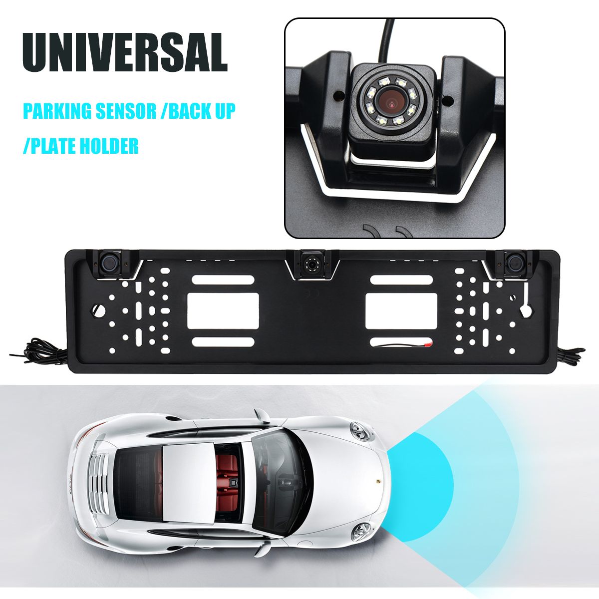 EU-Car-SUV-Parking-Sensors-Radar-Rearview-Backup-Camera-License-Plate-Frame-Kit-1359085