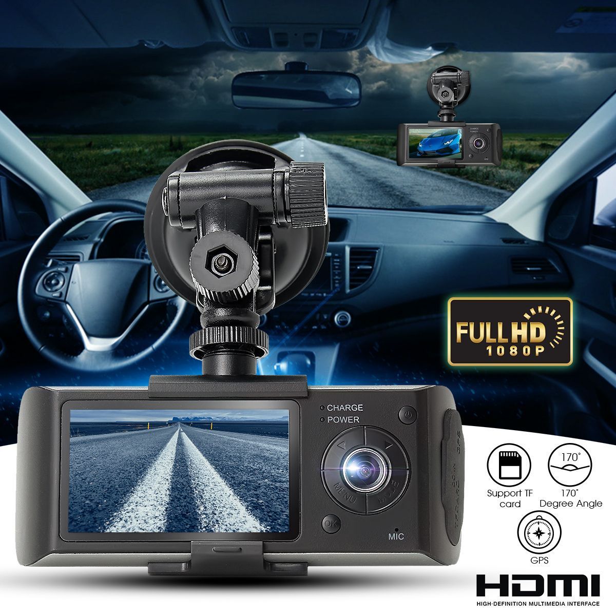 GPS-Dual-Lens-Camera-HD-Car-DVR-Dash-Cam-Video-Recorder-G-Sensor-Night-Vision-1151049