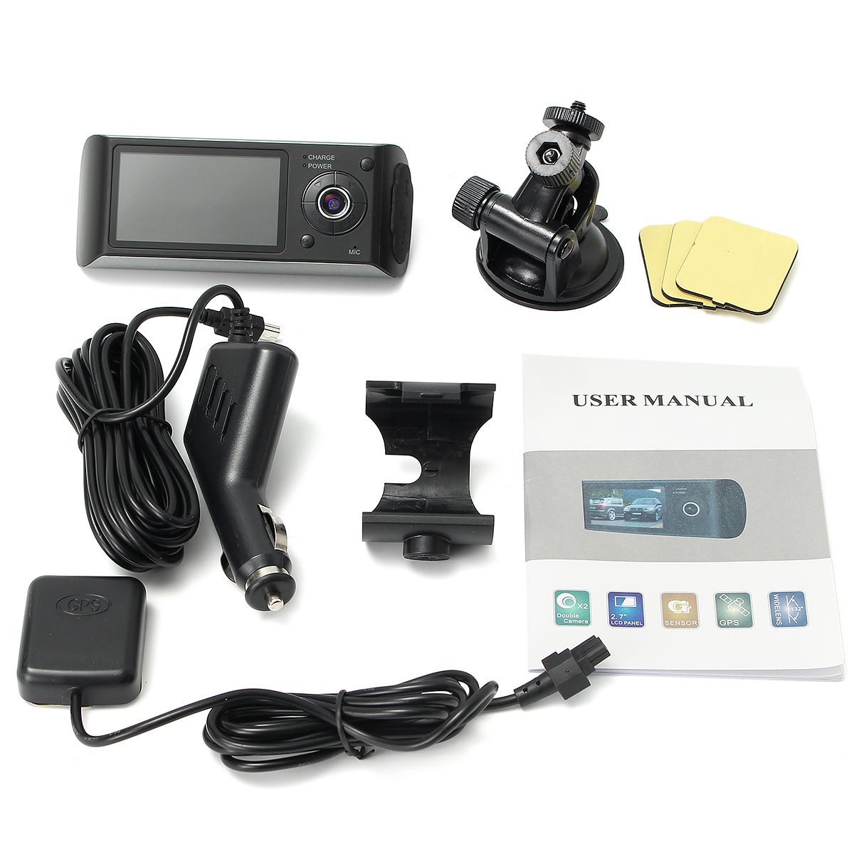 GPS-Dual-Lens-Camera-HD-Car-DVR-Dash-Cam-Video-Recorder-G-Sensor-Night-Vision-1151049