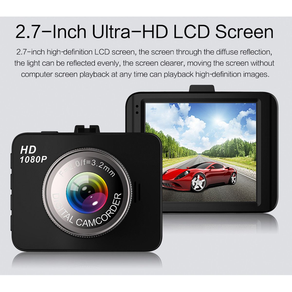 H208-1080P-HD-Dash-Cam-Dual-Camera-Reversing-Recorder-Car-DVR-Video-120-Degree-FHD-32GB-AU-1283601