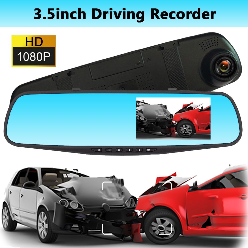 HD-1080P-35-Inch-Screen-Driving-Recorder-Car-Rear-View-Camera-Car-DVR-1424725