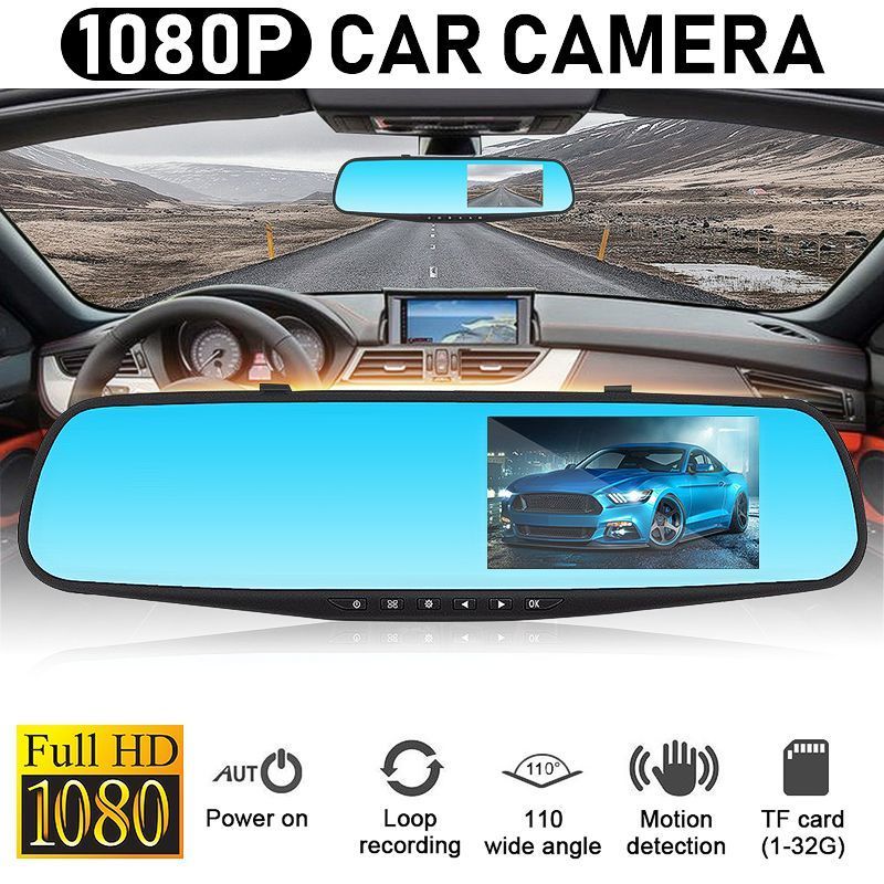 HD-1080P-35-Inch-Screen-Driving-Recorder-Car-Rear-View-Camera-Car-DVR-1424725