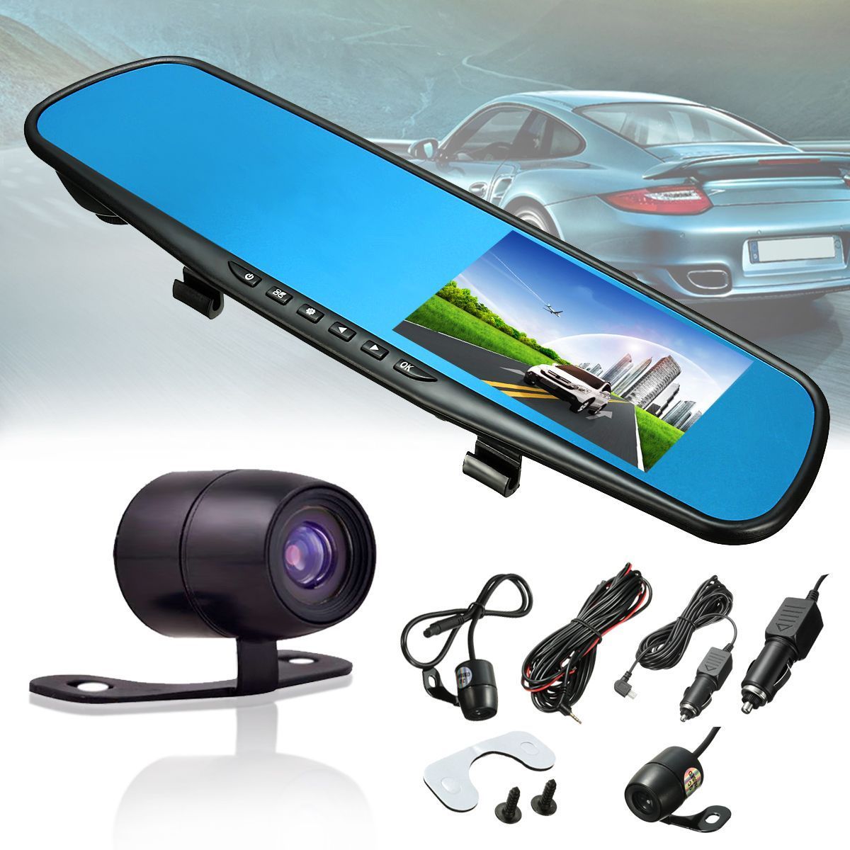 HD-43-Inch-Dual-Lens-Recorder-Mirror-Vehicle-DVR-Dash-Cam-Car-Rear-View-Camera-1371896