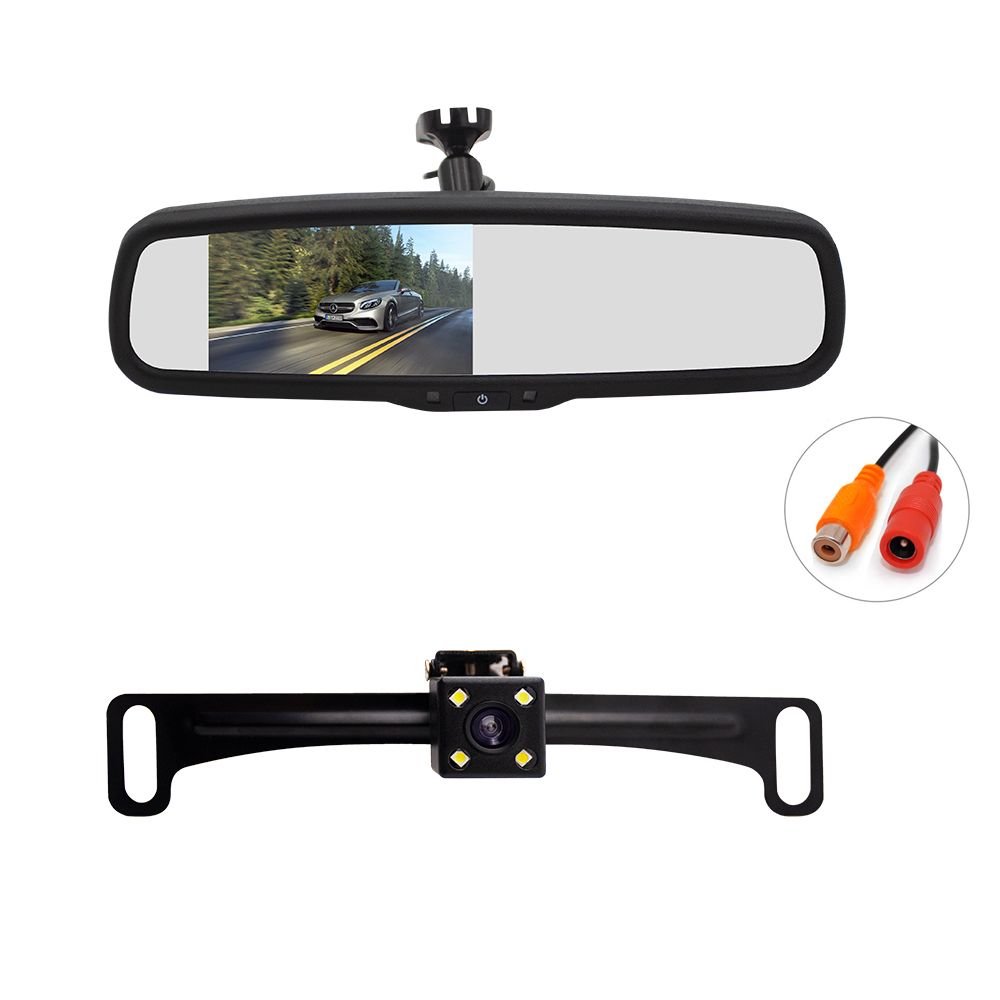 Master-Tailgaters-Car-Rear-View-Mirror-with-43quot-LCD-Screen--170deg-Backup-Camera-1629222