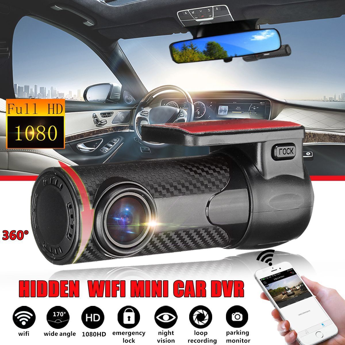 Mini-1080P-FHD-Carbon-Grain-Car-WiFi-DVR-Dash-Cam-Rear-Camera-Video-Loop-Recording-APP-1411048