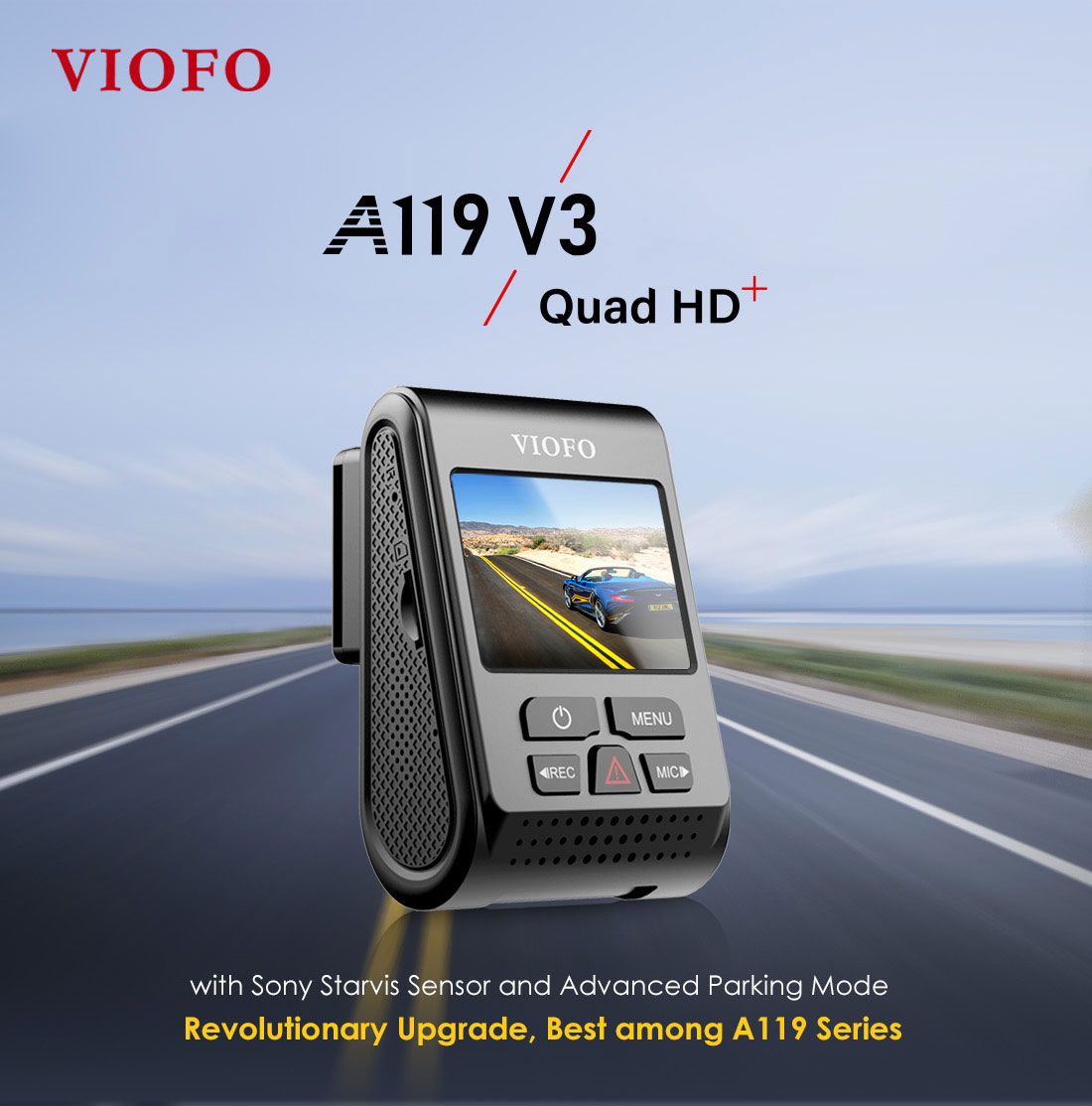VIOFO-A119-V3-2K-60fps-Car-Dash-Cam-Night-Vision-HD1600P-Car-DVR-140-Degree-Wide-Viewing-Angle-with--1549235