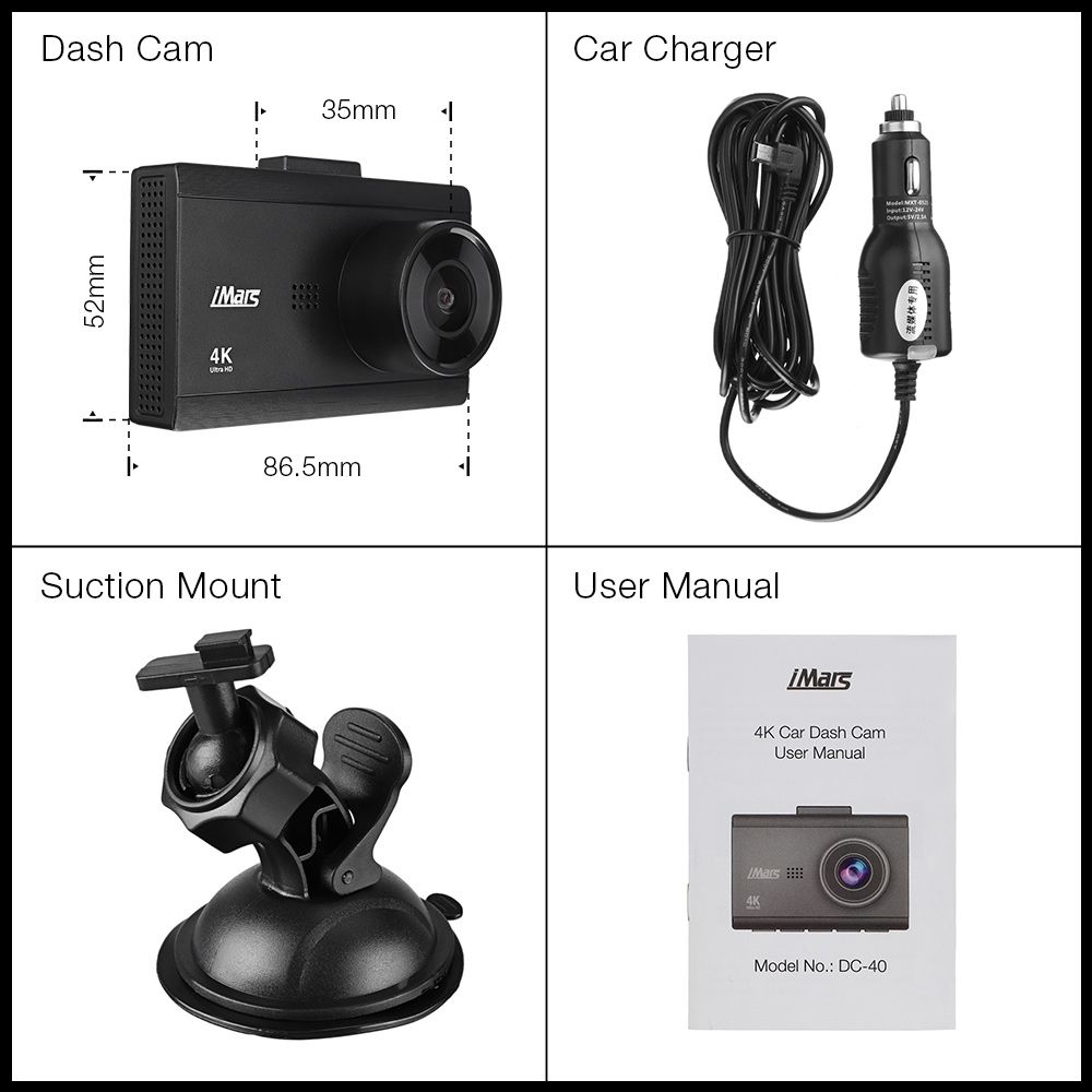 iMars-DC-40-3Inch-4K-HD-Car-DVR-Camera-Dual-Lens-Loop-Recording-Multilingual-170-Degree-Parking-Moni-1731646