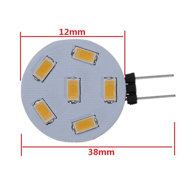 190Lm-6SMD-5050-G4-190-08W-Car-Decoration-LED-House-Lamp-Light-1066637