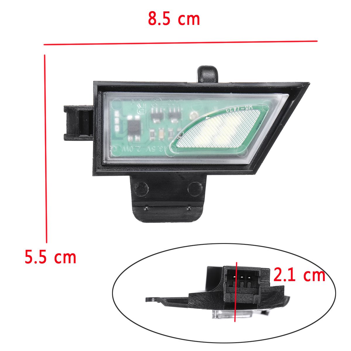 2Pcs-Car-Side-Under-Mirror-Light-Puddle-Light-For-VW-GOLF-7-1659858