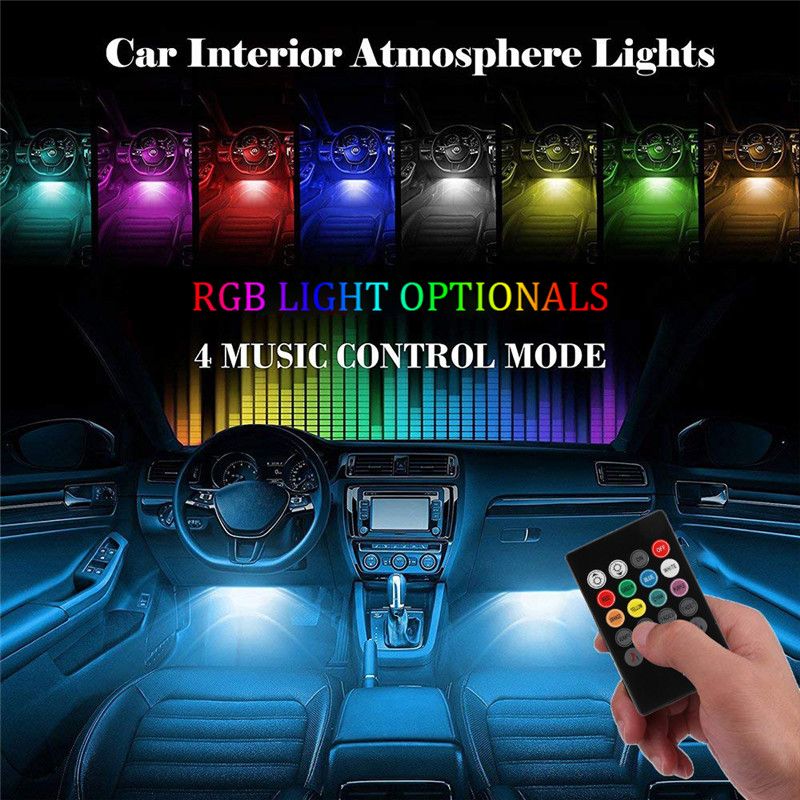 4Pcs-9LED-RGB-Car-Floor-Strip-Lights-Interior-Atmosphere-USB-Charger-Decor-Lamp-1390324