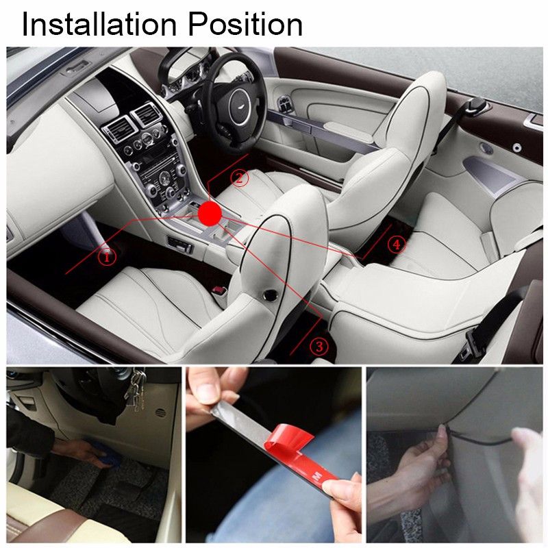 4Pcs-9LED-RGB-Car-Floor-Strip-Lights-Interior-Atmosphere-USB-Charger-Decor-Lamp-1390324