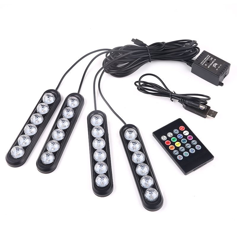 4Pcs-Car-Interior-Colorful-24LED-Atmosphere-Ambient-Starry-Lamps-Car-Foot-Emergency-Lights-USB-Voice-1637321